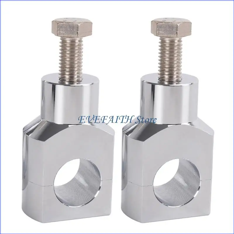 124B Motorcycle Handlebar Risers Mount 25mm Handlebar Clamp Adaptor Universally Aluminum Motorbike Accessories