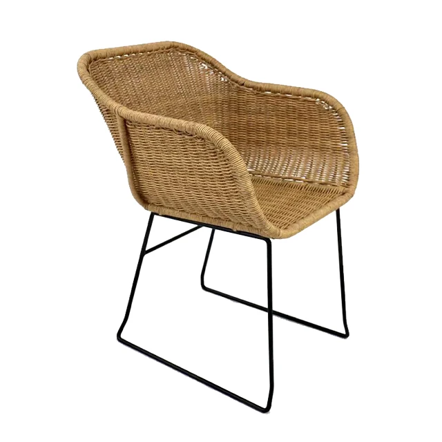 Factory Supply Garden Party Chair Outdoor Garden Waterproof Sun-proof High Temperature Resistant Outdoor Dining Chair