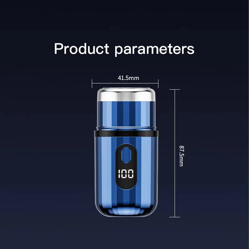 미니 전기 면도기 USB-C 충전식 면도기 방수 휴대용 면도기 강력한 여행 가정용 무선 면도기