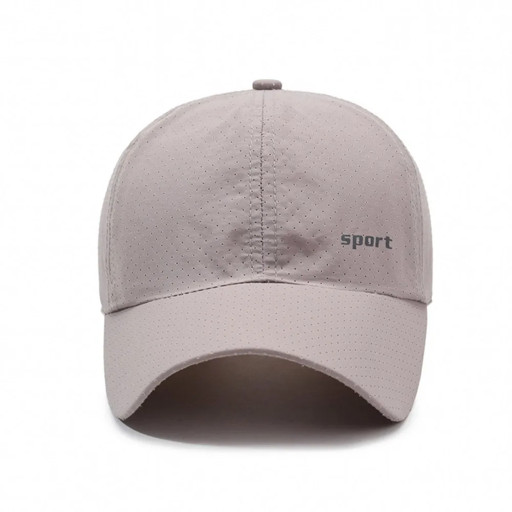 

Casual Quick Dry Summer Baseball Cap UV Protection Breathable Sun Hats Adjustable Sports Cap Golf Fishing