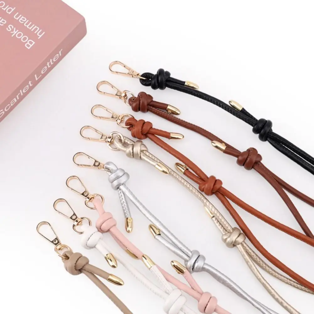 PU Leather Single Shoulder Bag Strap Solid Color Adjustable Length DIY Bag Accessories Lightweight Handbag Strap For Women