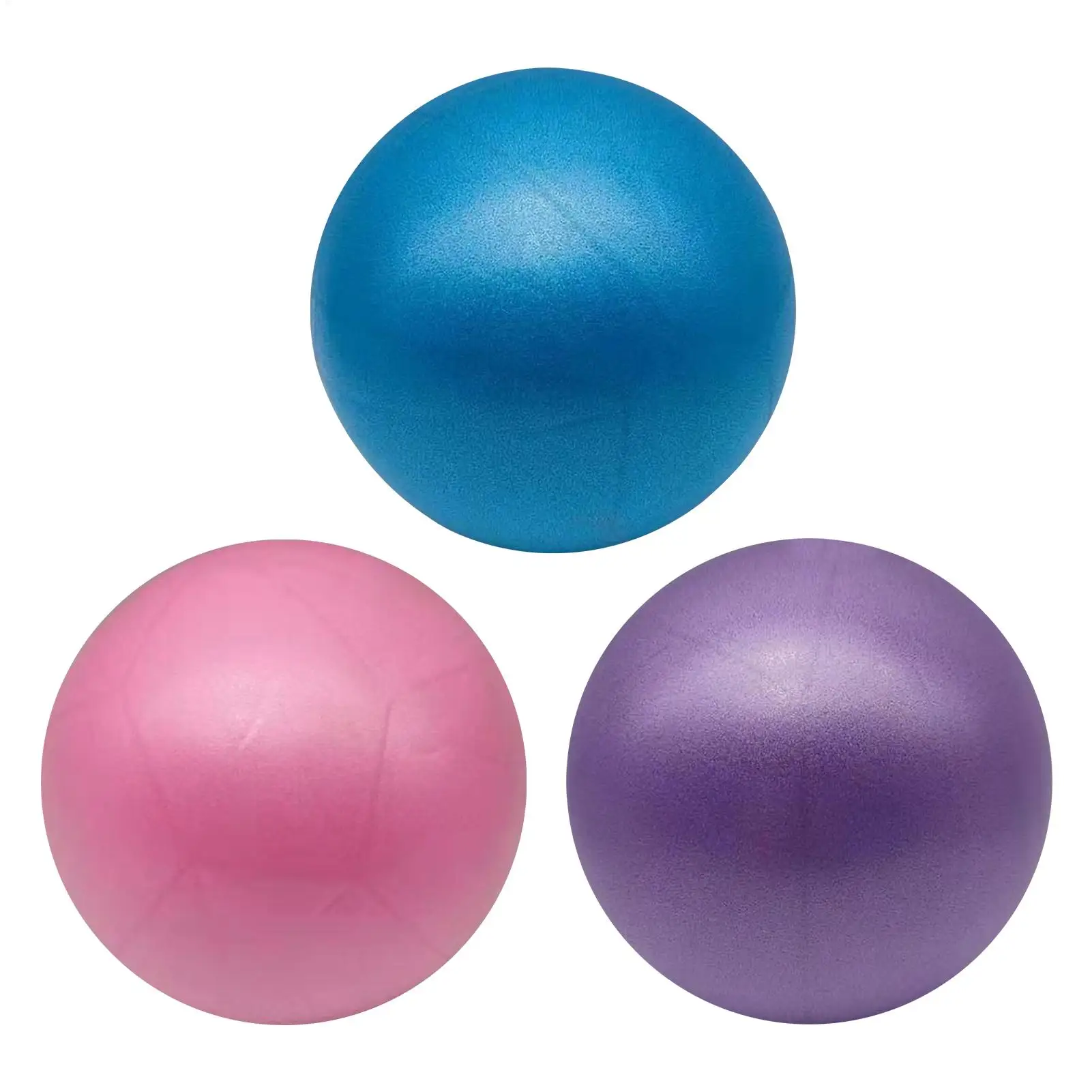 Pelota de Yoga de 15cm, pelota de soporte para espalda antiexplosión reforzada con textura mate con asas, pelota para gimnasia, pelota para Pilates y Fitness
