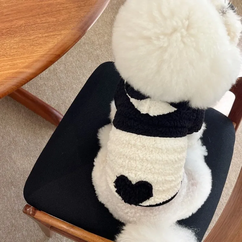 Autumn Winter Panda Dog Costume Transformations 4 Legged Clothes Teddy Bomei Bears  Small Dog Pet Clothing 강아지옷 Roupa Para Caes