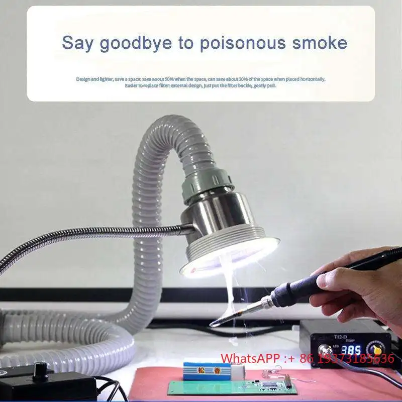 TBK 30W Anti-Static Solder Smoker Absorber ESD Fume Extractor Home Use Phone Repair Welding Instrument Tool New Used Condition