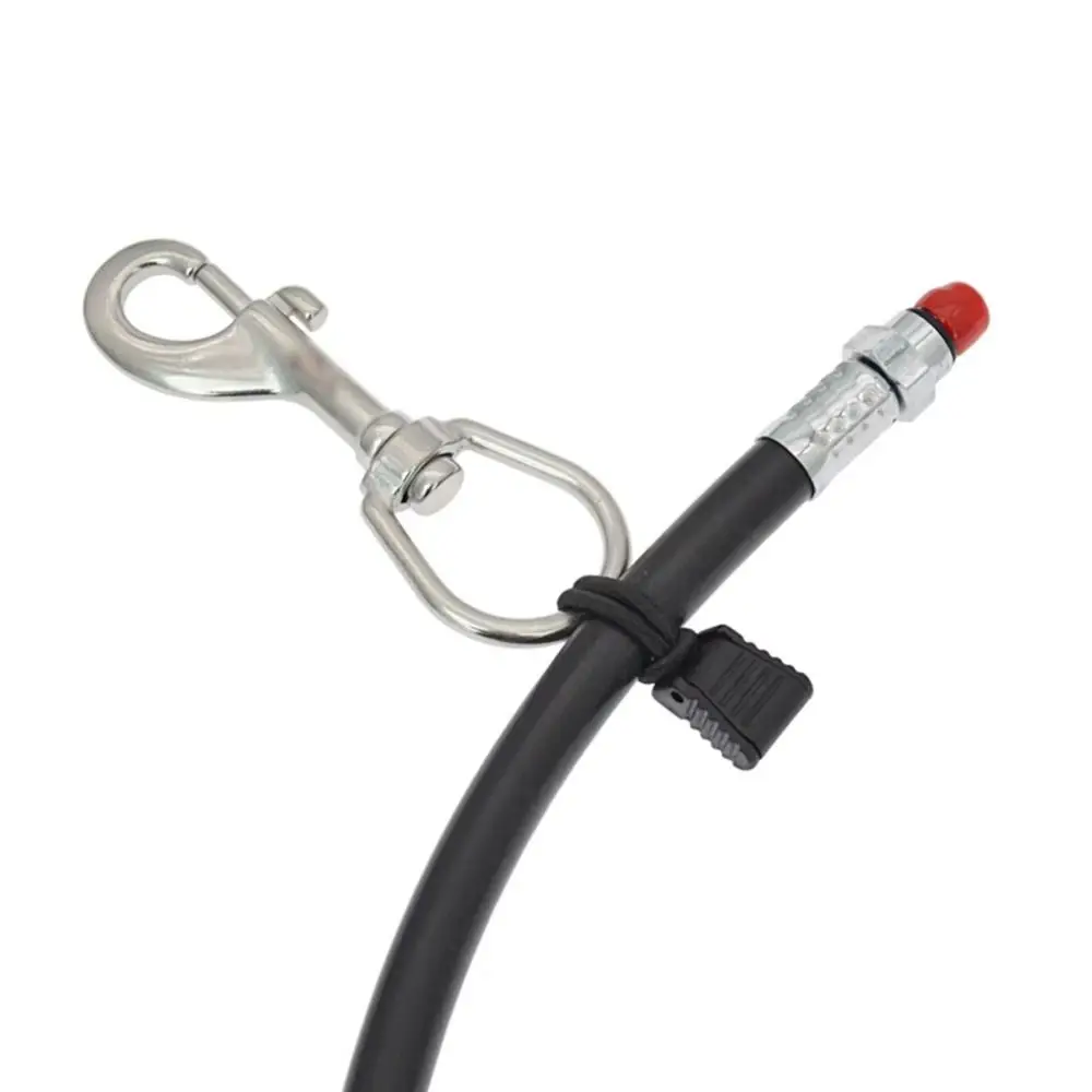 

2Pcs Elastic Rope Diving Hose Clip Replacement Fixing Bungee Diving Retainer Rope Tie Down Strap Black Snorkel Attachment Rope