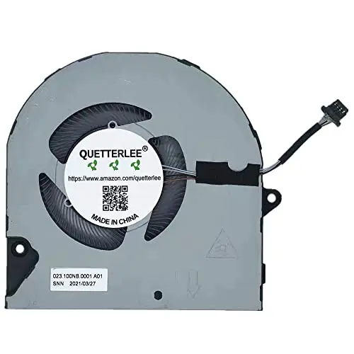 Replacement New Laptop CPU Cooling Fan for DELL Inspiron 15 5510 5515 Inspiron 14 5410 5415 5418 7400 2-in-1 2021 Series Fan