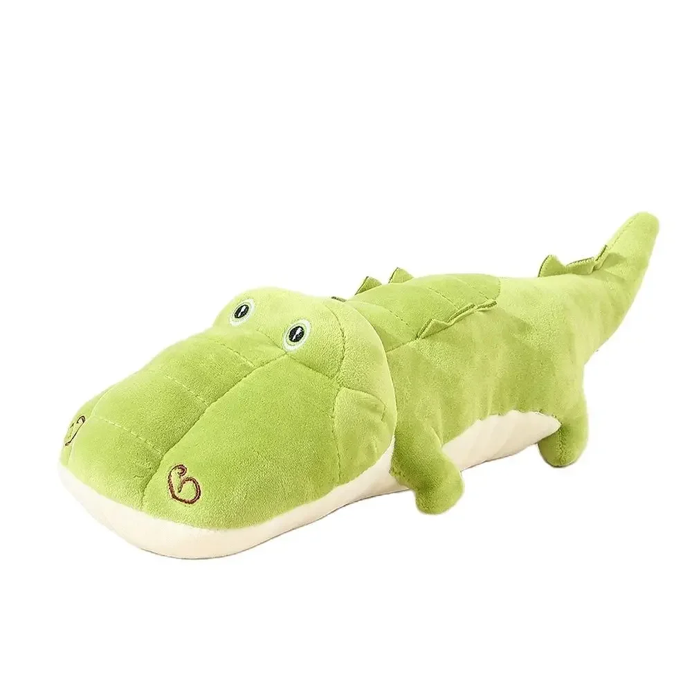 

40CM Small Crocodile Plush Toy Cute Soft Lie To Sleep Soothing Green Crocodile Doll To Give Children Birthday Christmas Gift