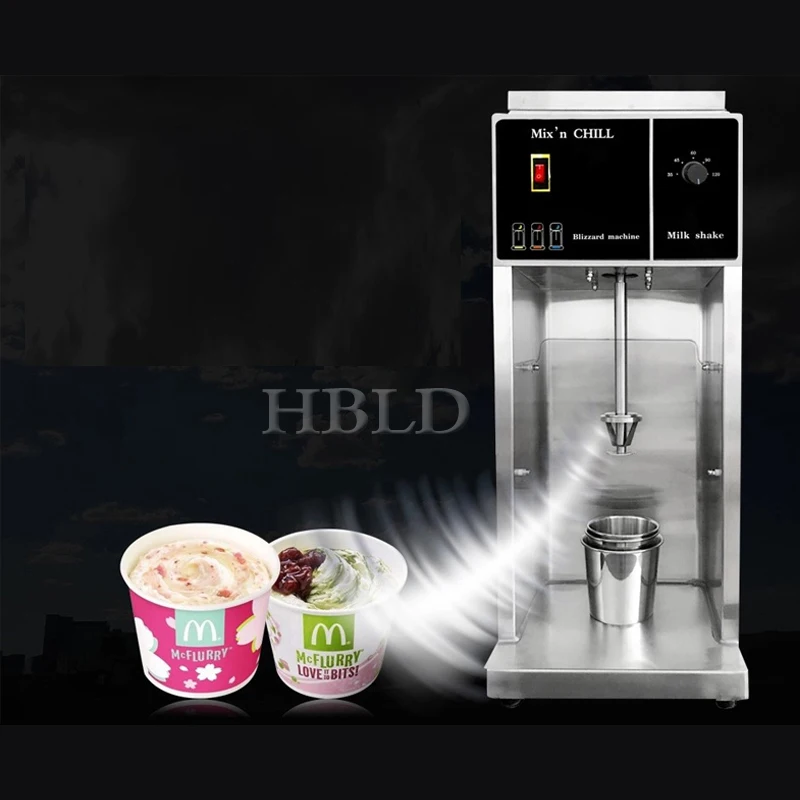 Commercial Small Ice Cream Mixer With Speed Regulation Function, Milkshake Machine