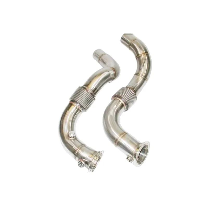 Racing Catless Downpipe For BMW X5M F85 X6M F86 15+