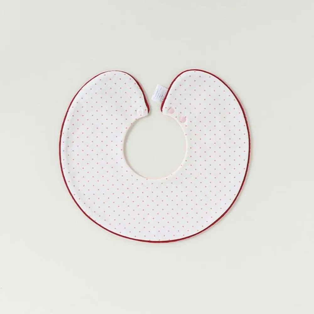 

Feeding Supplies Baby 360-degree Bib Soft Cotton Flower Printed Infants Saliva Towel Plaid Anti Fouling Baby Drool Towel Mom