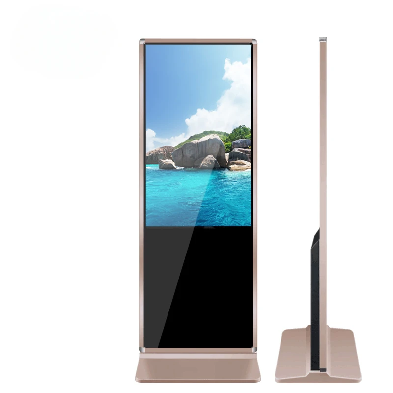 For 43/50/55/65 Inch Vertical Advertising Machine Floor Display Screen Touch All-in-one Machine TV Promotional Screen Player