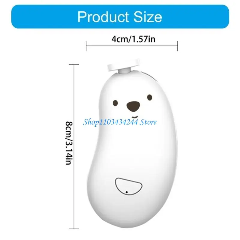 ماكينة تشذيب أظافر الأطفال الصغار الكهربائية مع خيار ملف متعدد، ترقيات مانيكير الرضع المريحة والهادئة لأظافر الأطفال #6