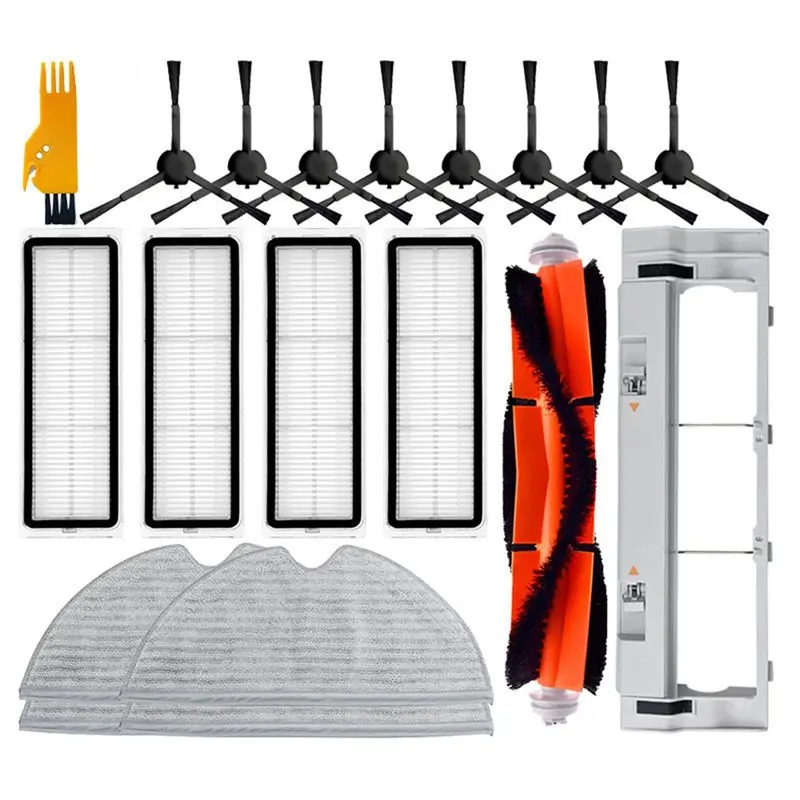 

Запасные части для робота-пылесоса Mijia 1C 2C 1T STYTJ01ZHM: основная боковая щетка A99G, крышка основной щетки, HEPA-фильтр, сменная насадка для влажной уборки