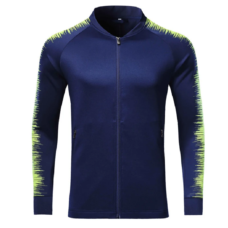 Men football Jacket 2023 soccer Sweaters sport Jackets Zipper Football Shirts Sporting Jerseys adult futbol training Uniforms