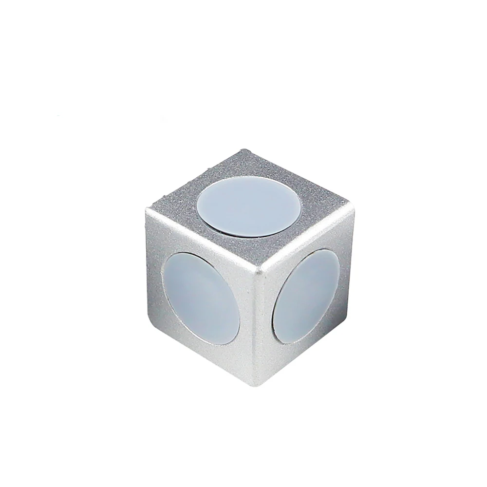 1PCS 2020 3030 4040 4545 Aluminum Cube Corner Connector Fasteners for European Standard Aluminum Profiles 3D Printer