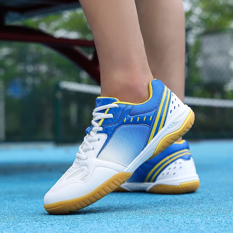 Unisex Trendy Professional Volleyball Badminton Tennis Shoes Comfy Non Slip Durable Lace Up Rubber Sole Couple shoes Sneakers