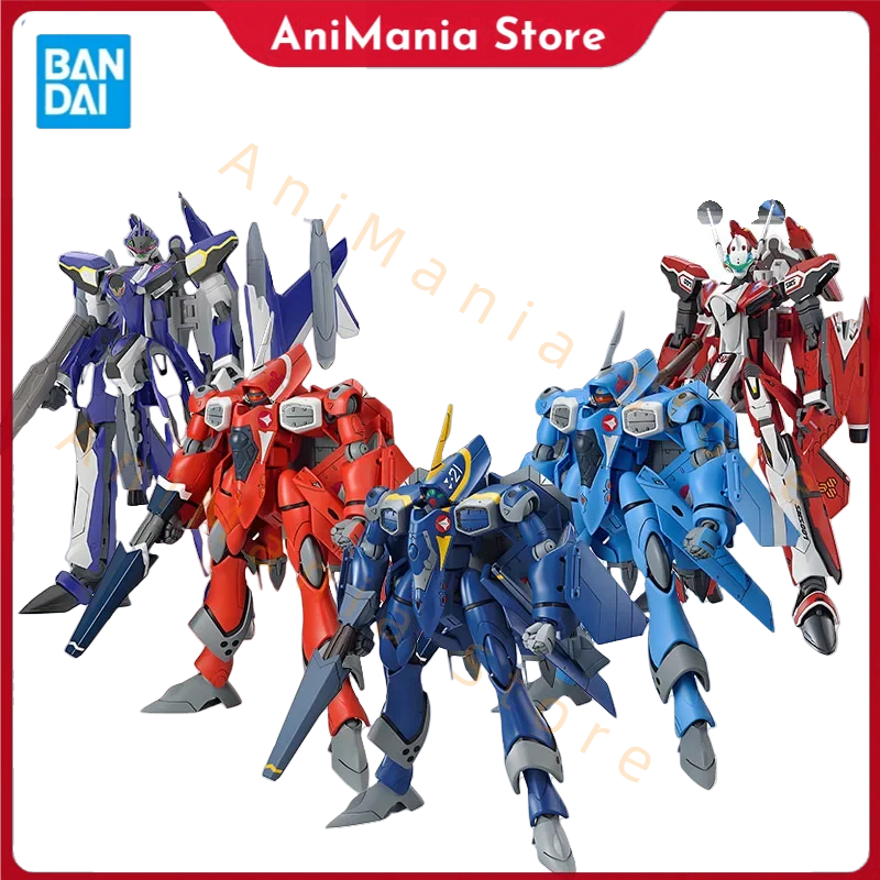 

BANDAI Original HG 1/100 Series MACROSS YF-19 YF-21 YF-29 YF-22S Anime Action Figure Assembly Model Toys Collectible Model Gifts