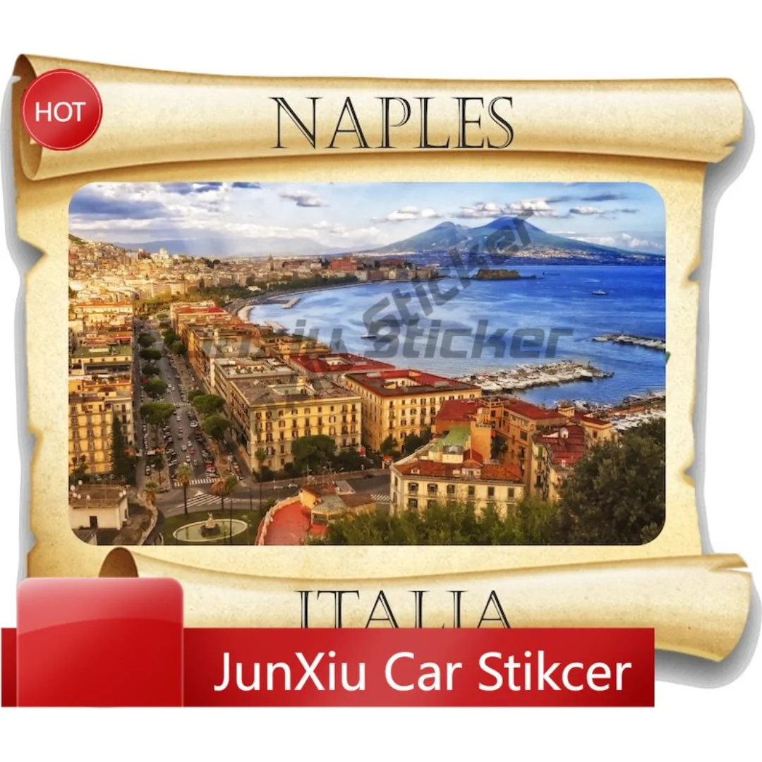 

Naples Napoli Italy Italia Papyrus Sticker High Quality Vehicle Sticker For Window Boat Sun Protection Decoration Auto