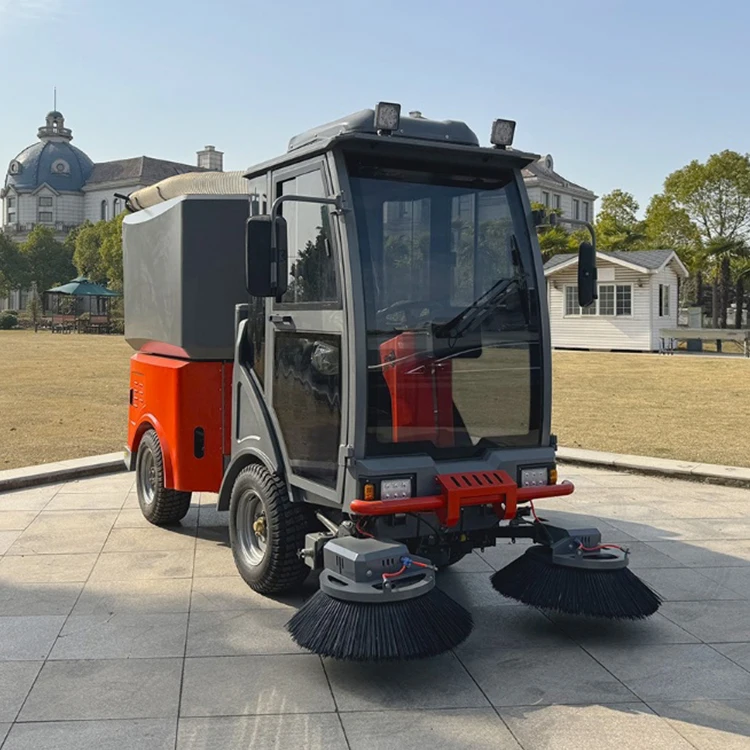 FS4000 New Ride on Vacuum Sweeper Automatic Floor Sweeper Industrial Road Sweeper
