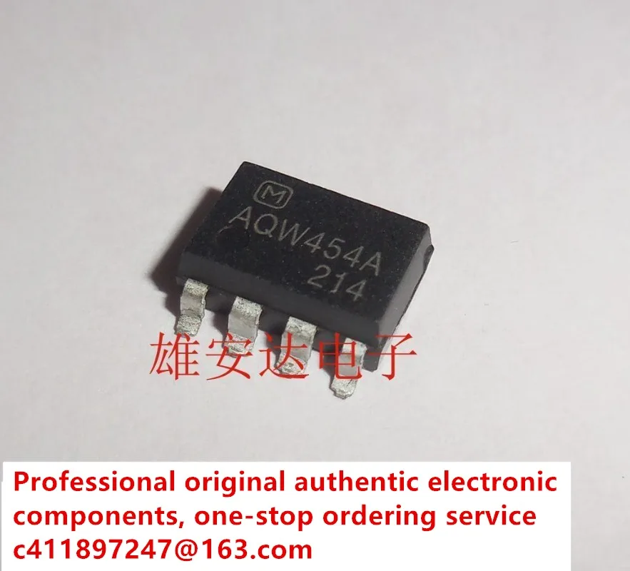 10PCS/AQW454 Optocoupler Solid State Relay AQW454A SMT SOP8 Original Stock