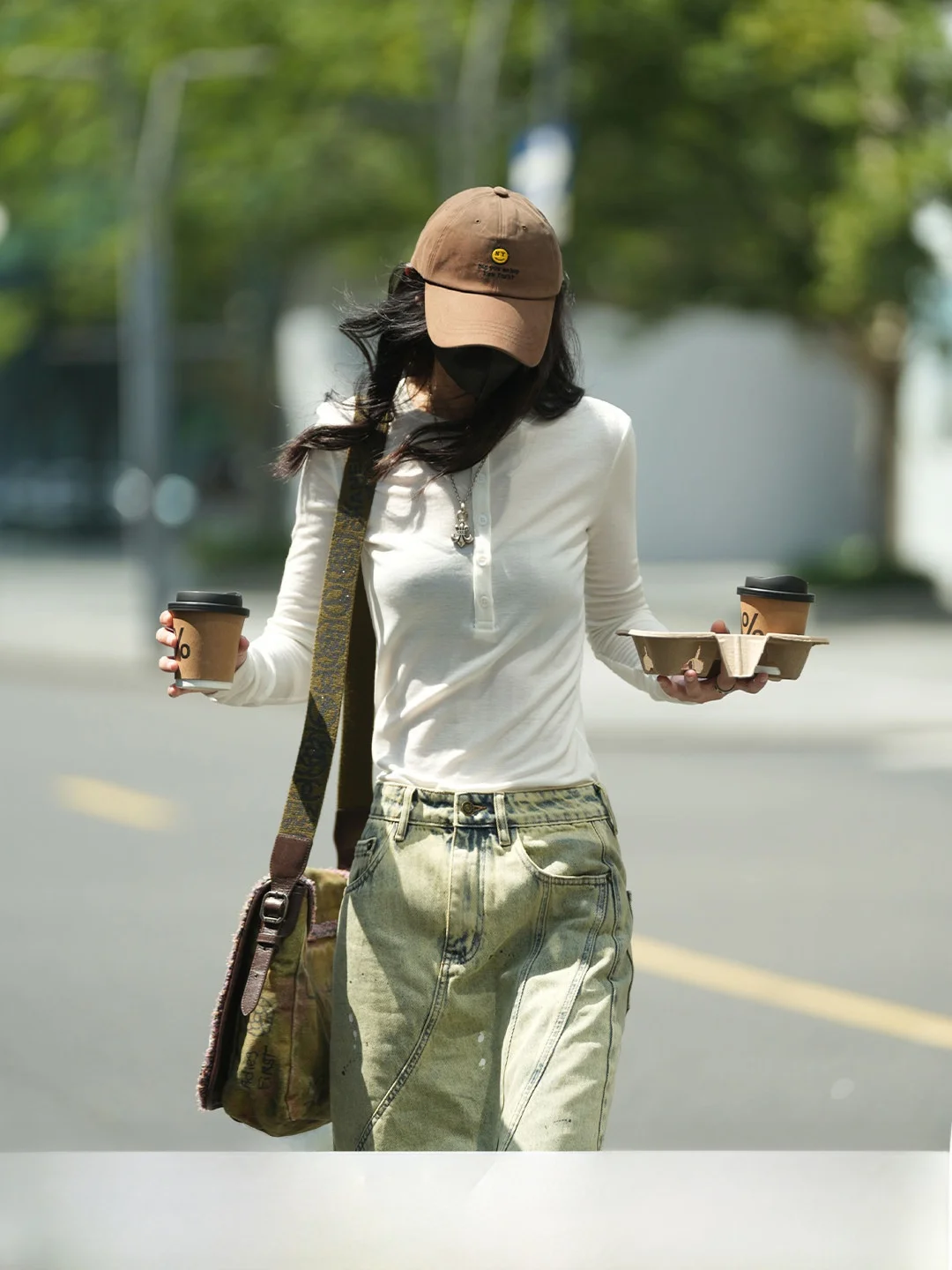 

Luna7xi Women's Slim Fit Long Sleeve T-Shirt Wool Lyocell Base Shirt Spring New Style round Neck Color Commute Fashion