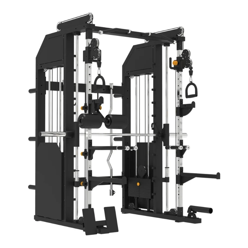 Home fitness flying bird gantry multifunctional squat and bench press integrated comprehensive training equipment