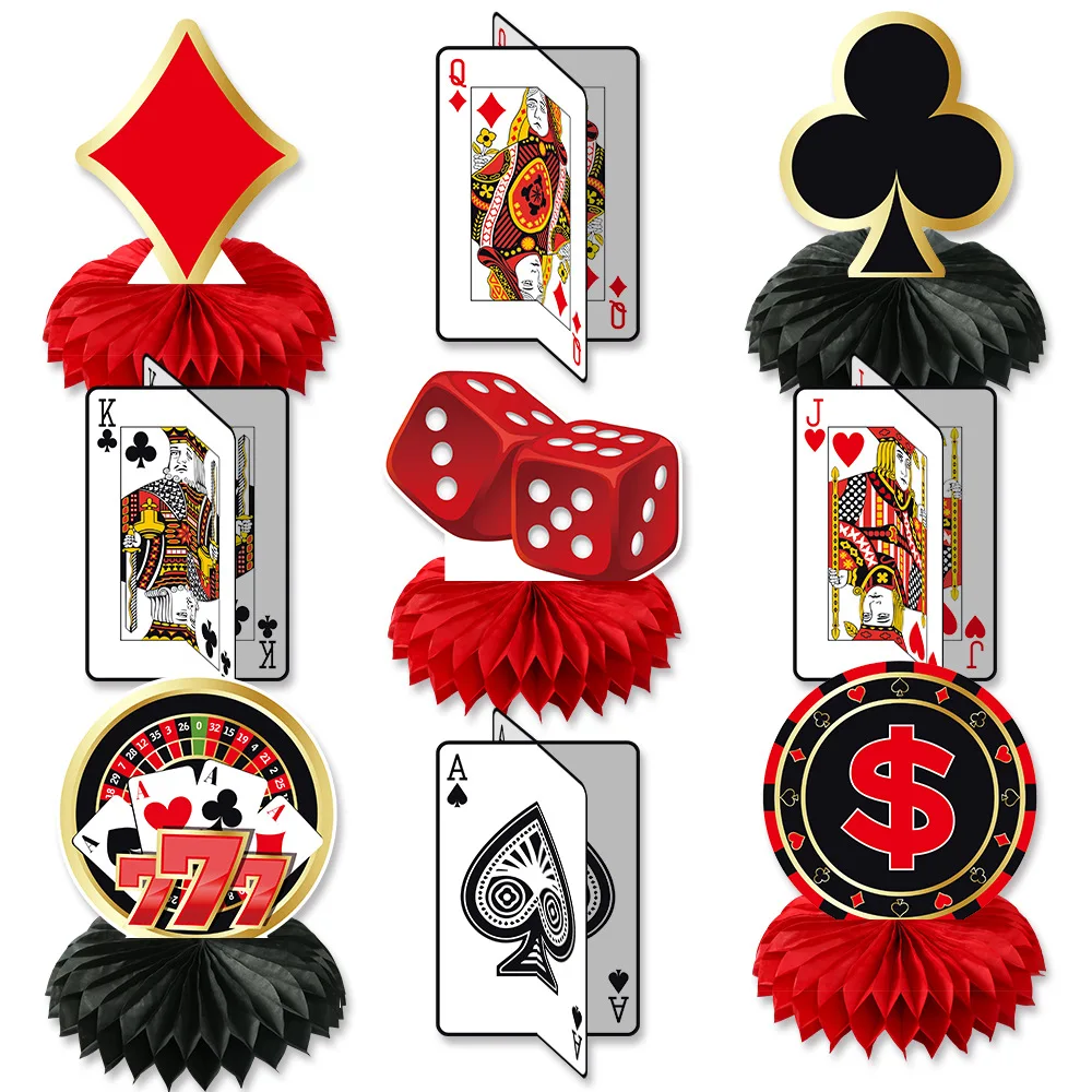 9Pc/Set Casino Las … - image