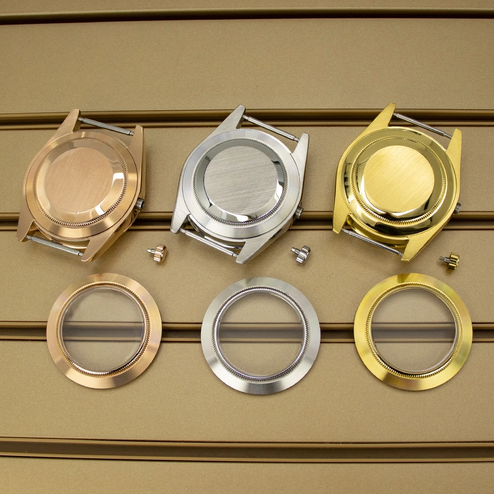 NH35 Case 36mm/39mm Stainless Steel Waterprpoof Watch Case For NH34 NH35 NH36 NH38 4R36 Miyota8215 Movement 28.5mm Dial Air King