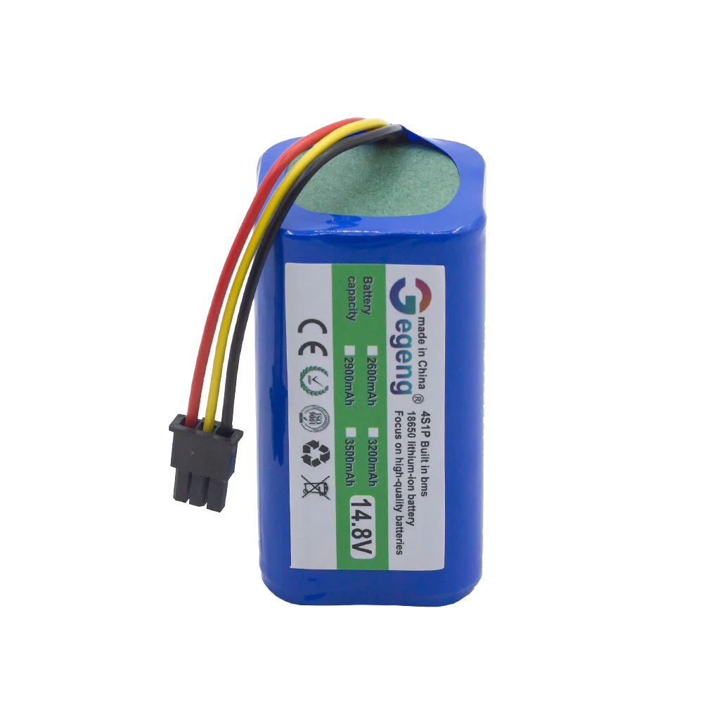 Gegeng 14.8V/14.4V 4 s1p 2600mAh bateria do odkurzacza forPanasonic/ILIFE/FLYCO/Eufy/POLARIS/RoboVac/Deebot /Conga Excellence