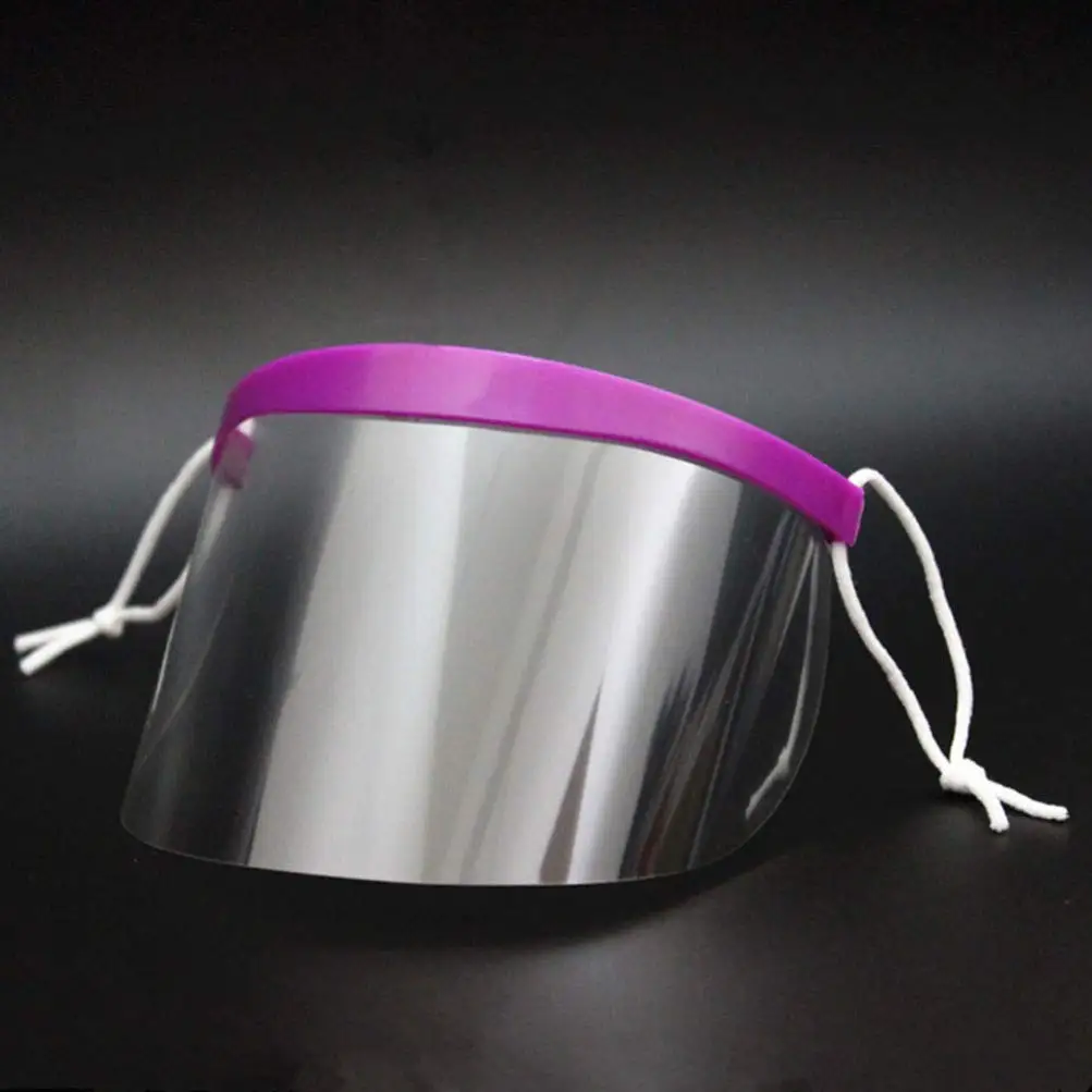 50Pc Disposable Face Shields Barber Wash Face Scratch Resistant Shower Visors Masks for Hairspray Tools Hairdressing Supplies ﻿