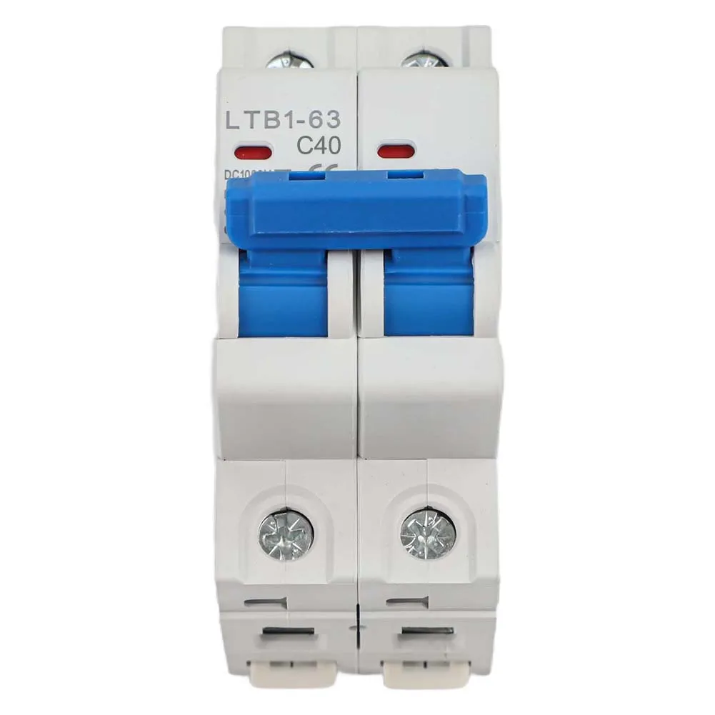 1000V DC 2P Circuit Breaker 40A Rated Current with DIN Rail Installation for Solar PV and DC Power Applications