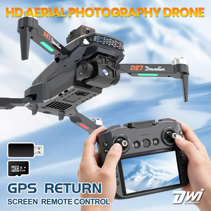 Dron D27/GPS con cámara aérea  - Photography Lighting Beginners reseña y precio