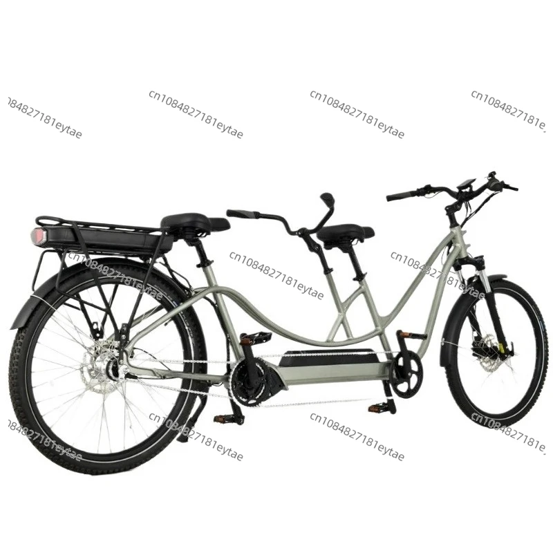 

26-дюймовый туристический велосипед, подходящий для модного дизайна, электрический велосипед для езды на 2 человека, двойной велосипед