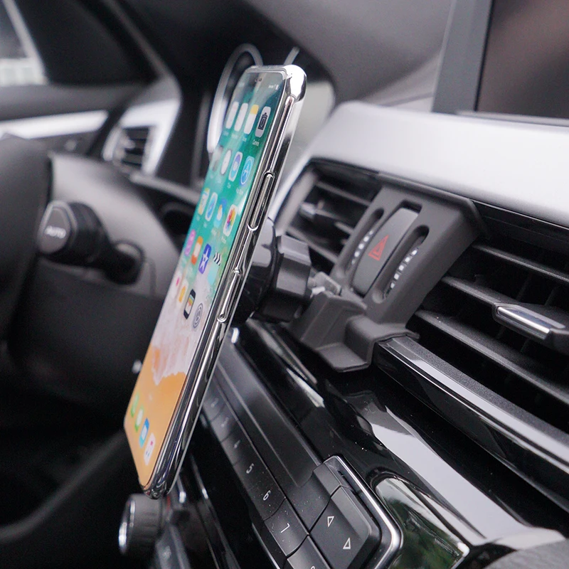 Magnetische Autotelefonhalterung GPS-Halterung Air Vent Halterung Handyständer Clip für BMW X1 X2 F39 F48 F49 2016-2021 – Detail 4
