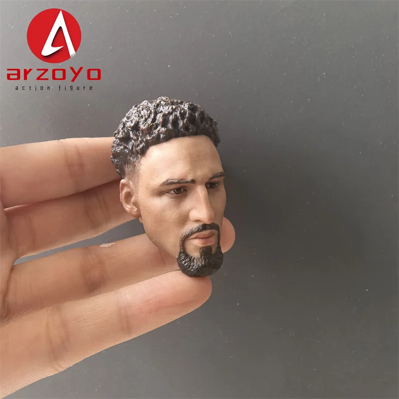 1/6 نجم كرة السلة طومسون رئيس نحت الناس السود لعبة كرة السلة المهنية رئيس نحت نموذج لشخصيات العمل 12 بوصة #3