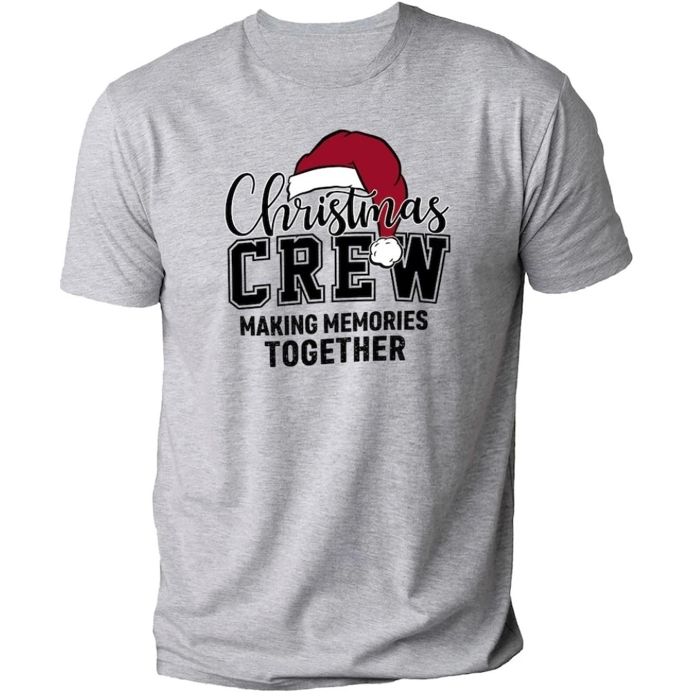 

Making Memories Christmas Crew Shirt Funny Holiday T-Shirt for Dad & Husband Perfect Gift for Family Celebrations Simple Style