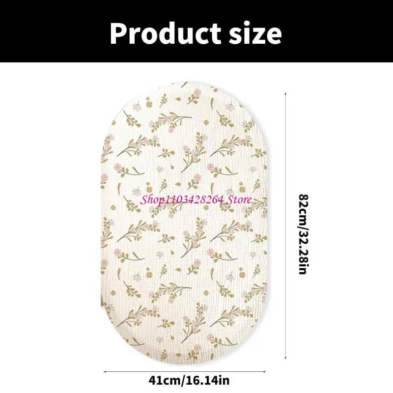 مجموعة ملاءات مناسبة لعربة الأطفال حديثي الولادة من القطن #6