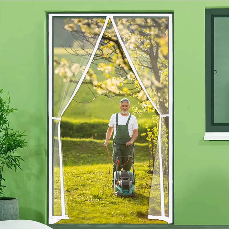 

Magnetic Door Screen Screen Window Mosquito Net Customized Size Indoor and Outdoor Fly and Insect Proof Invisible andTransparent