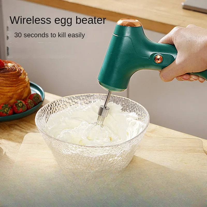 

Wireless Handheld Food Mixer Electric Blender Egg Beater Cream Milk Foamer Coffee Maker Foam Blender Cake Baking Tood