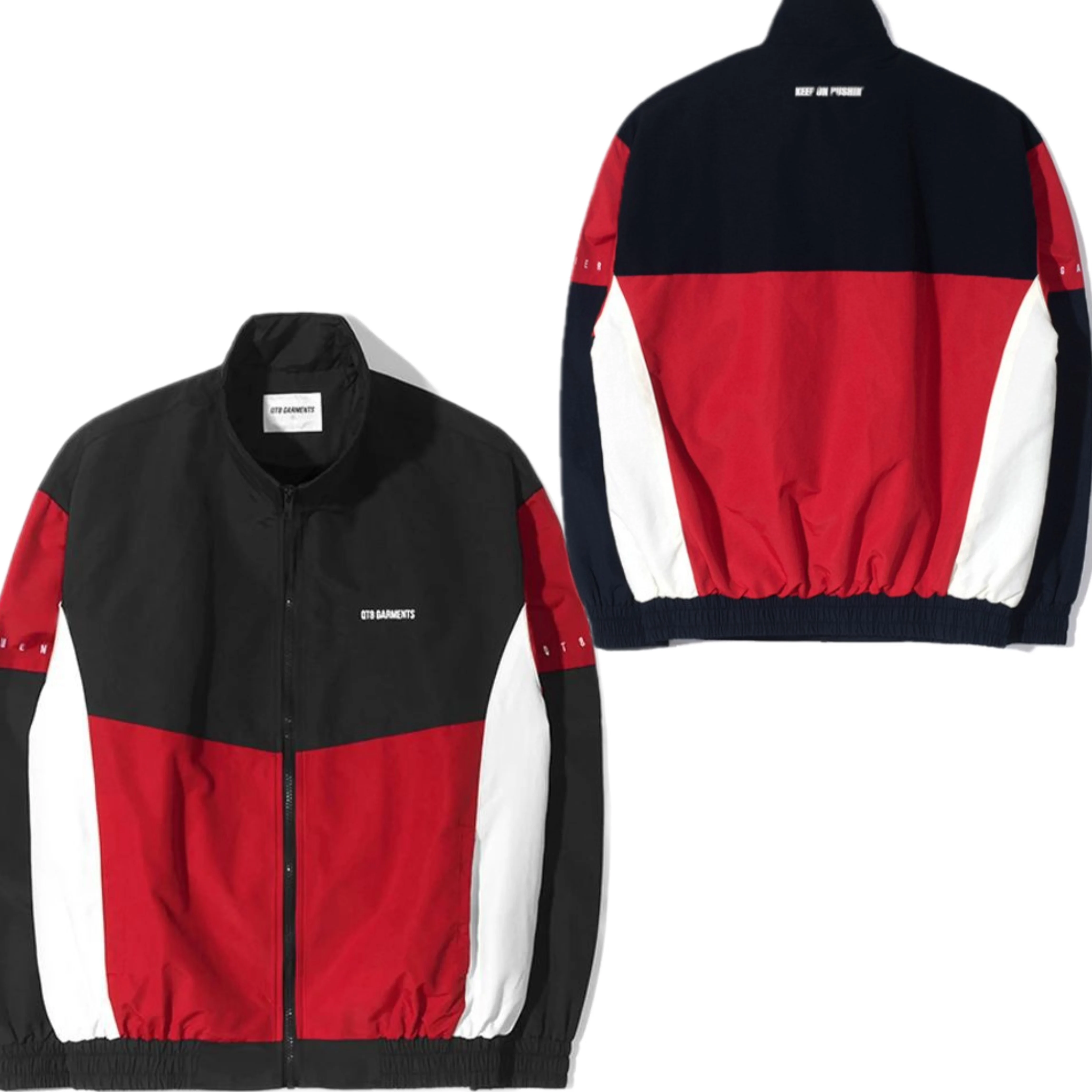 2026 New Little Hero Red Class Jacket Unisex Track Jacket Contrast Loose Coat Men Women Long Sleeve Sports Tops Couple Clothing