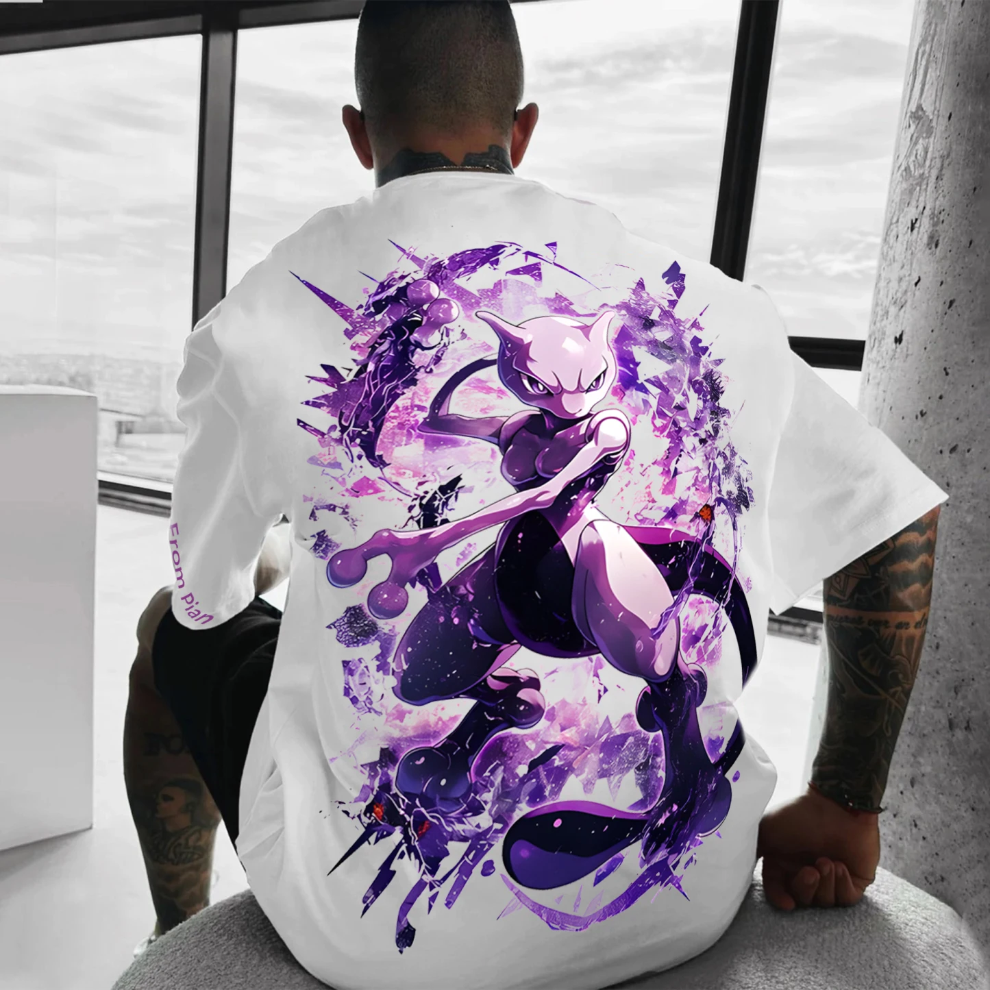

Street Trend Y2K Anime Pok É Mon Super Dream Fitness Training Casual T-Shirt Men's and Women's Luxury Kids Brand Top