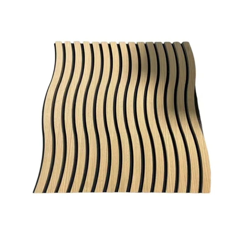 Europe Popular Acoustic Wood Slat Wall Panel for Interior Wall Ceiling Decoration