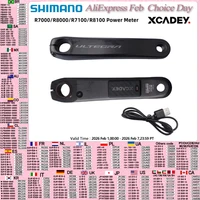 Shimano 105 R7000 ULTEGRA R8000 11S R7100 R8100 12S manivela derecha con XCADEY X-POWER medidor 170MM manivela GPS ANT Bluetooth