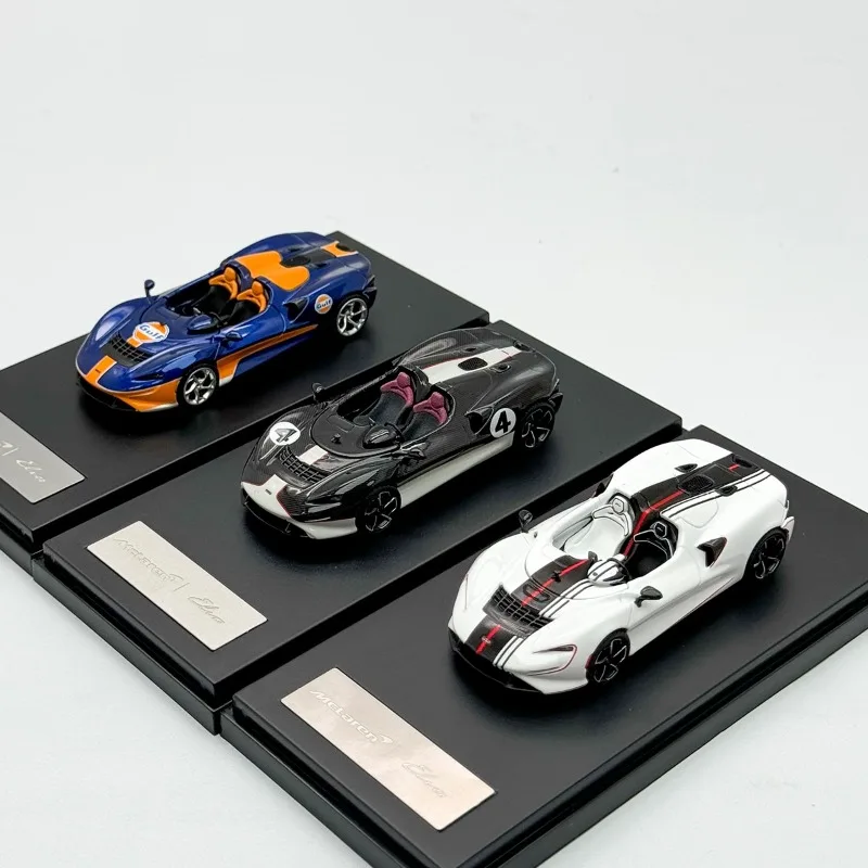 Lcd-Modellen 1/64 Mclaren Elva Legering Speelgoed Motorvoertuig Gegoten Metalen Model Geschenken