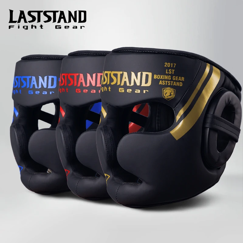 Casco De Kick Boxing Karate Muay Thai Guantes De Boxeo casco De lucha libre MMA protector De cabeza Sanda entrenamiento adultos niños equipo