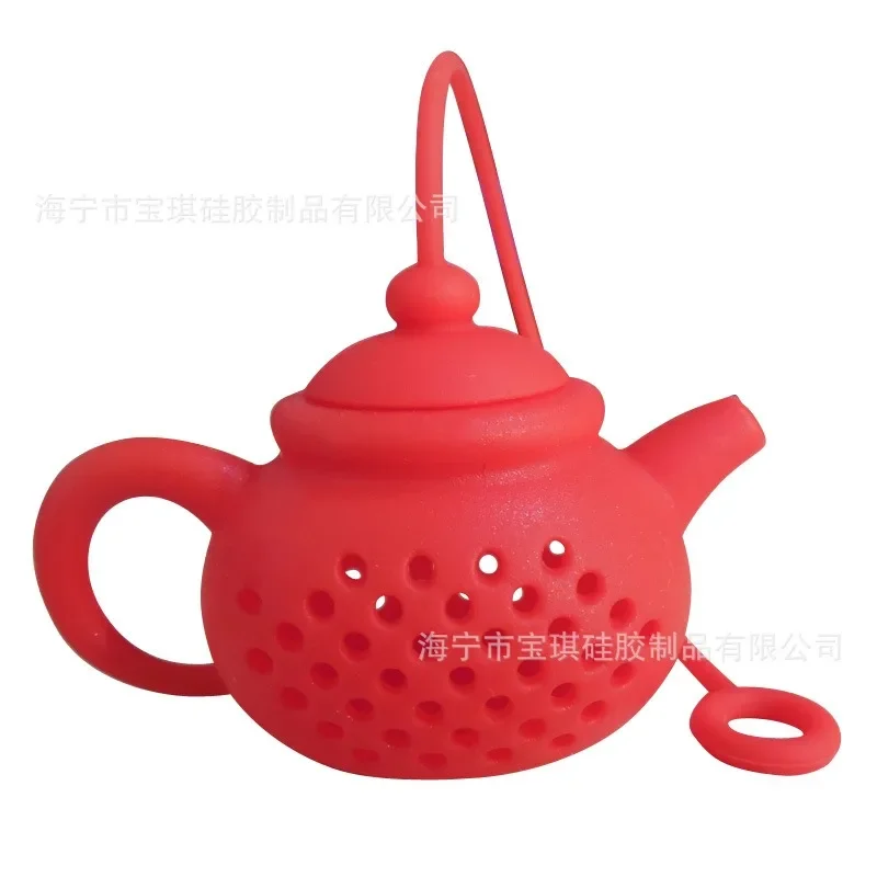 Silicone Teapot-shape Tea Infuser Repeatable Strainer Bag Leaf Filter Diffuser Teaware Creative Gadget Teapot Accessories