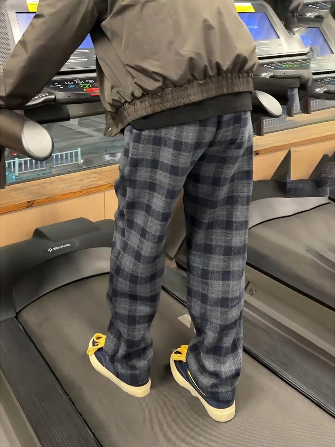 

Мужские повседневные брюки American Sle Plaid Thiened Fce Lined, зимние, свободного кроя, спортивные, прямые, со средней посадкой