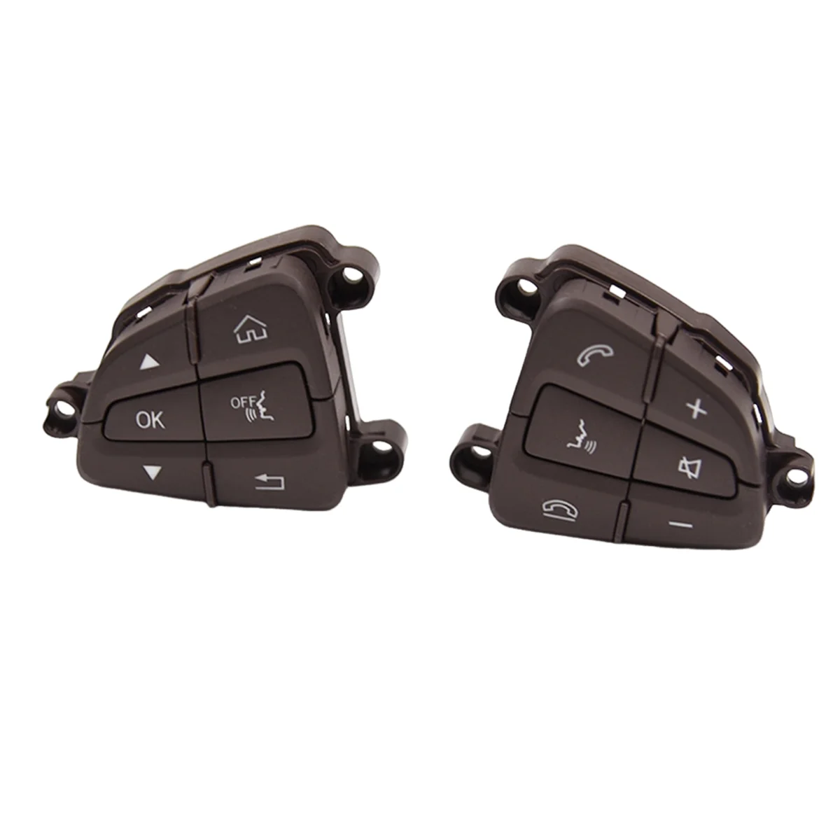 Car MultiFunction Steering Wheel Control Switch Buttons for Mercedes BENZ C GLC Class W205 A0999050200 A0999050300 Brown