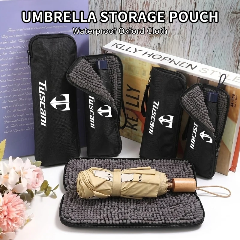 Car Umbrella Organizer Oxford Chenille Storage Cover Valve Core For Hyundai N Line Performance I20 IX35 I30 Sonata Elantra view 3