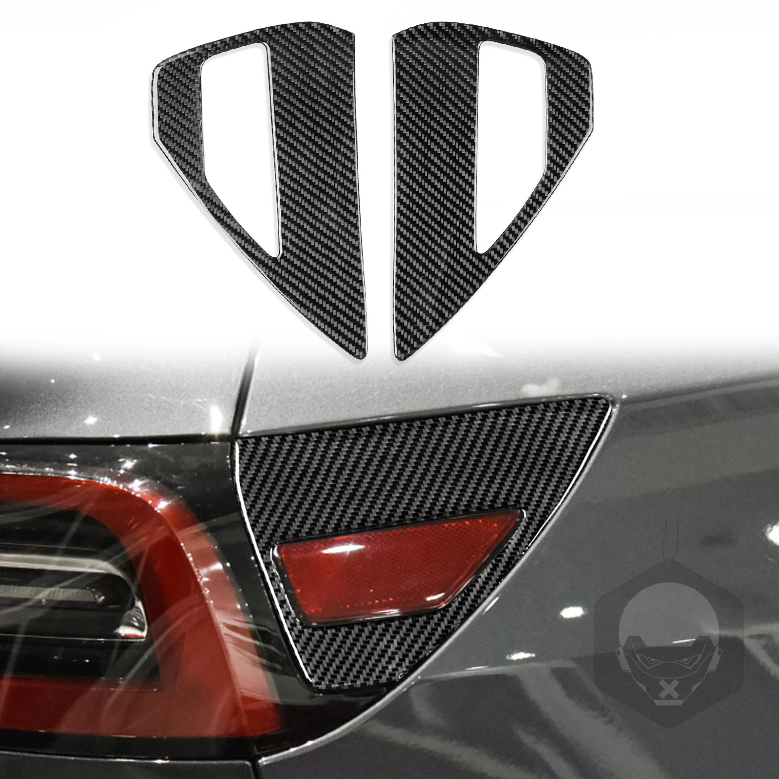 

Для Tesla Model Y 2020-2023 Model 3 2017-2022 ремонт порта зарядки автомобиля из углеродного волокна аксессуары отделка наклейка